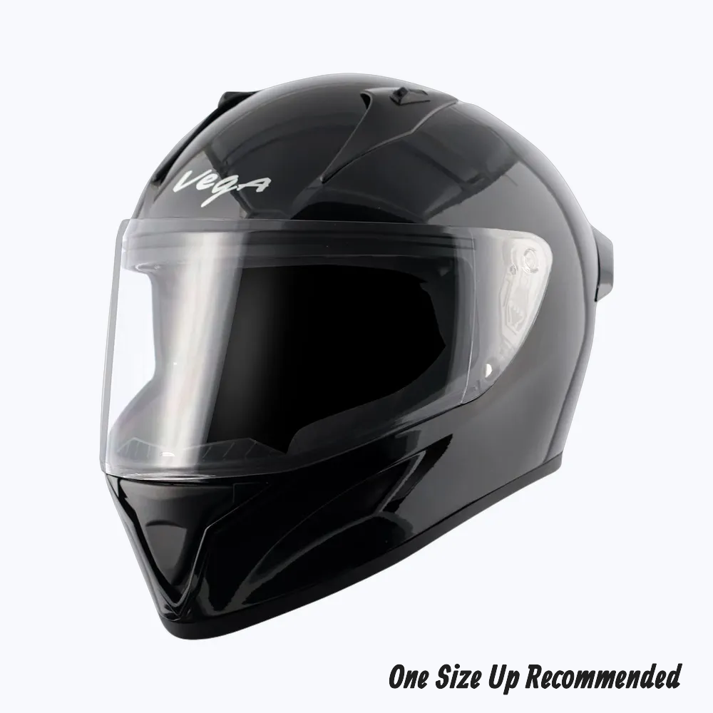 Vega Bolt Black Helmet-M