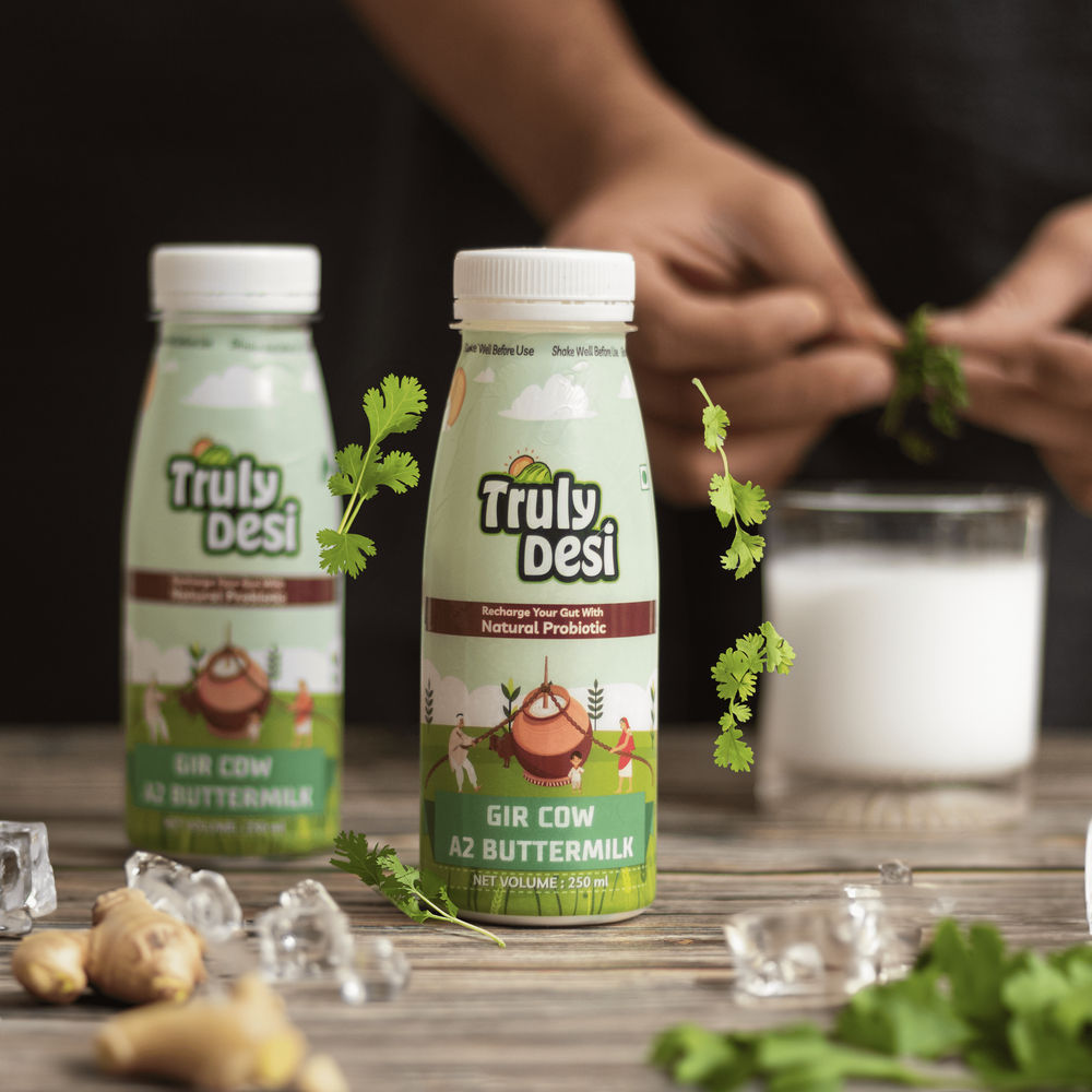 Truly Desi A2 Buttermilk 250 ml Combo