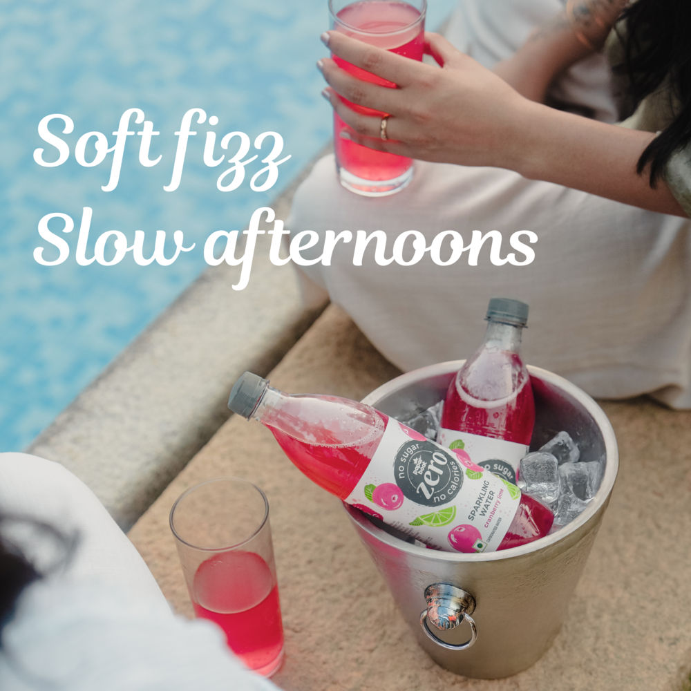 Paper Boat Zero Sugar Cranberry Lime Sparkling Water | Sugar Free Cold Drink 600 ml Combo