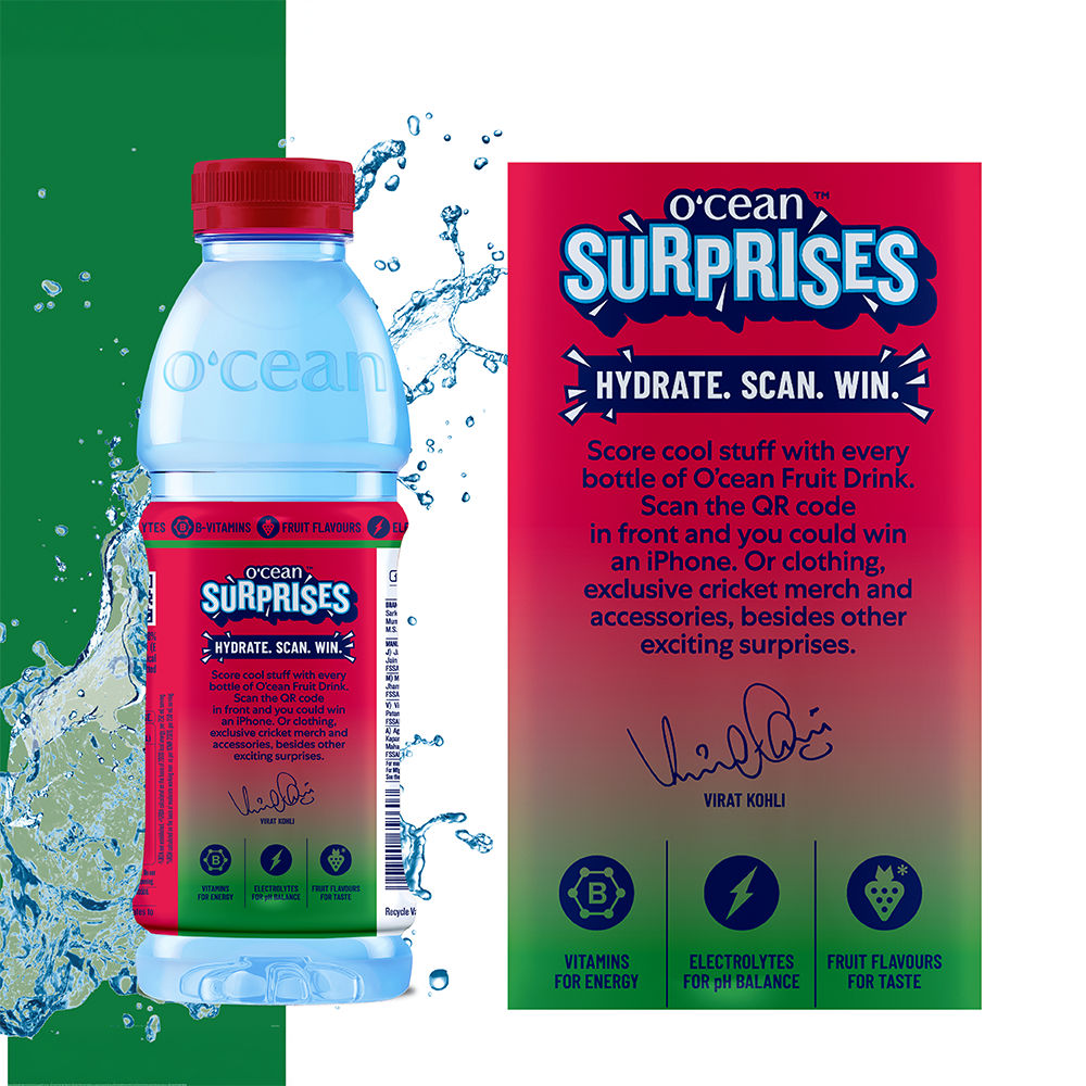 O'Cean Fruit Drink Strawberry And Lime 500 ml Combo