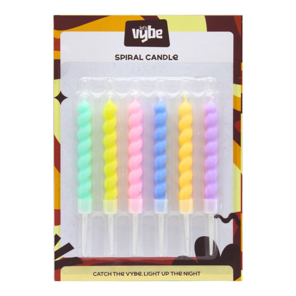Let's Vybe Spiral Candle