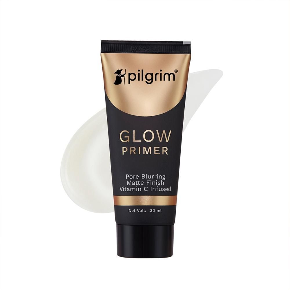 Pilgrim Glow Primer Lightweight Gel Based with Vit C+E Infused, for Matte Finish & Blurs Pores