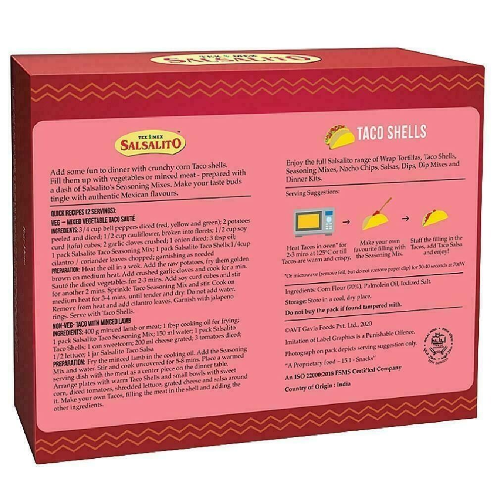 Tex Mex Salsalito Taco Shells