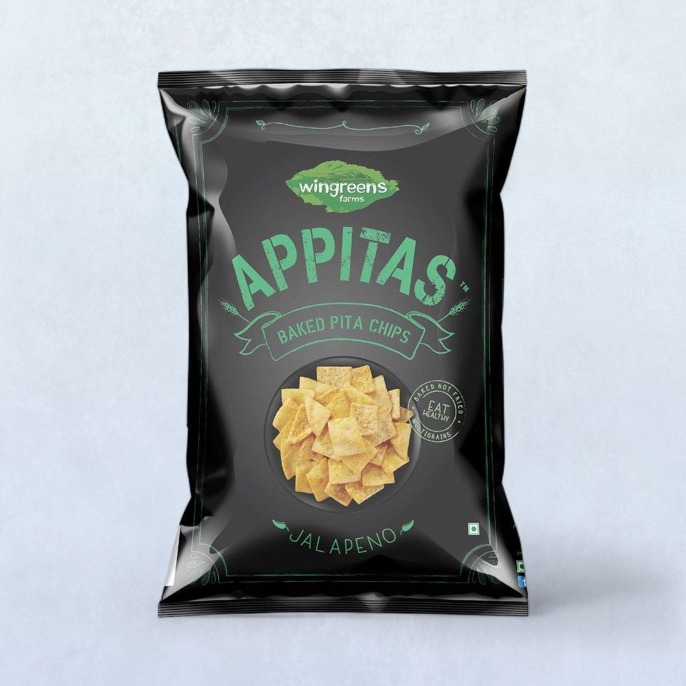 Wingreens Farms Appitas Jalapeno Pita Chips