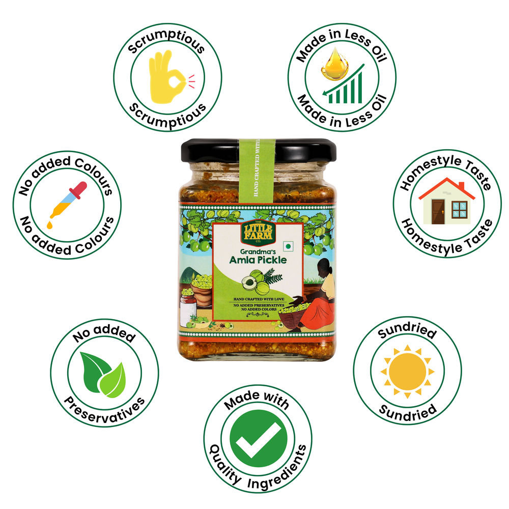 The Little Farm Co. Amla Pickle | Achaar | No added preservatives