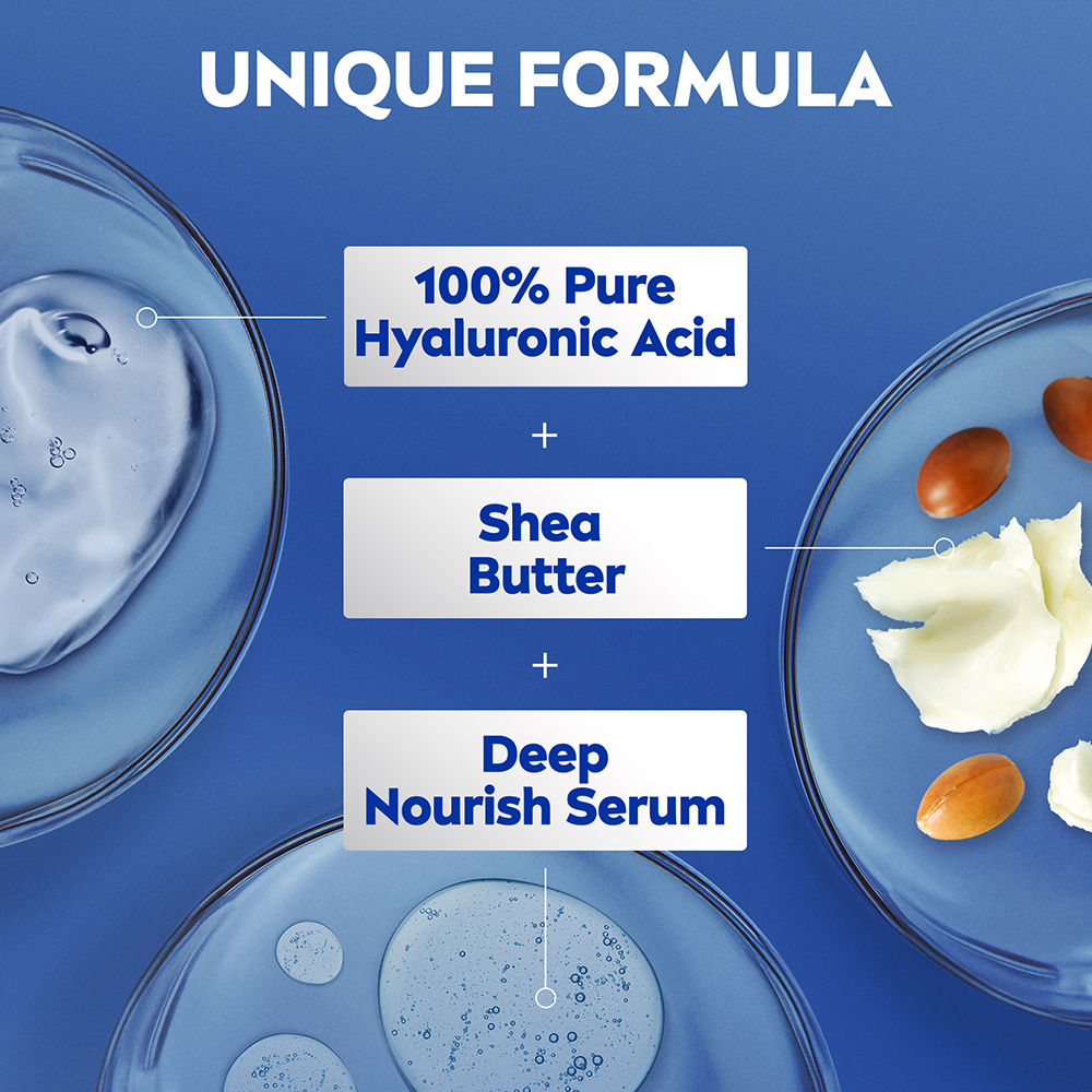 NIVEA Shea Smooth Body Lotion |48 H Moisturization|With Deep Moisture Serum | For Dry Skin
