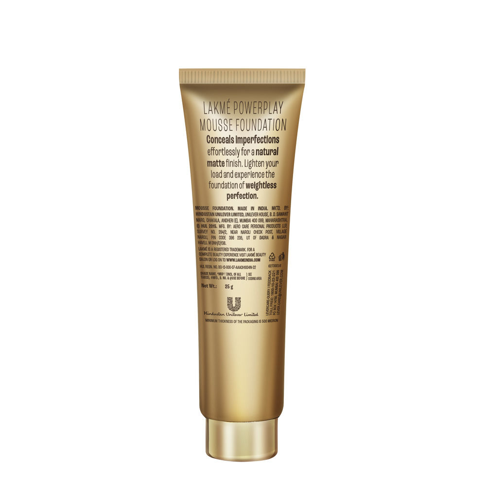 Lakme 9 To 5 Weightless Mousse Foundation | Beige | Vanilla