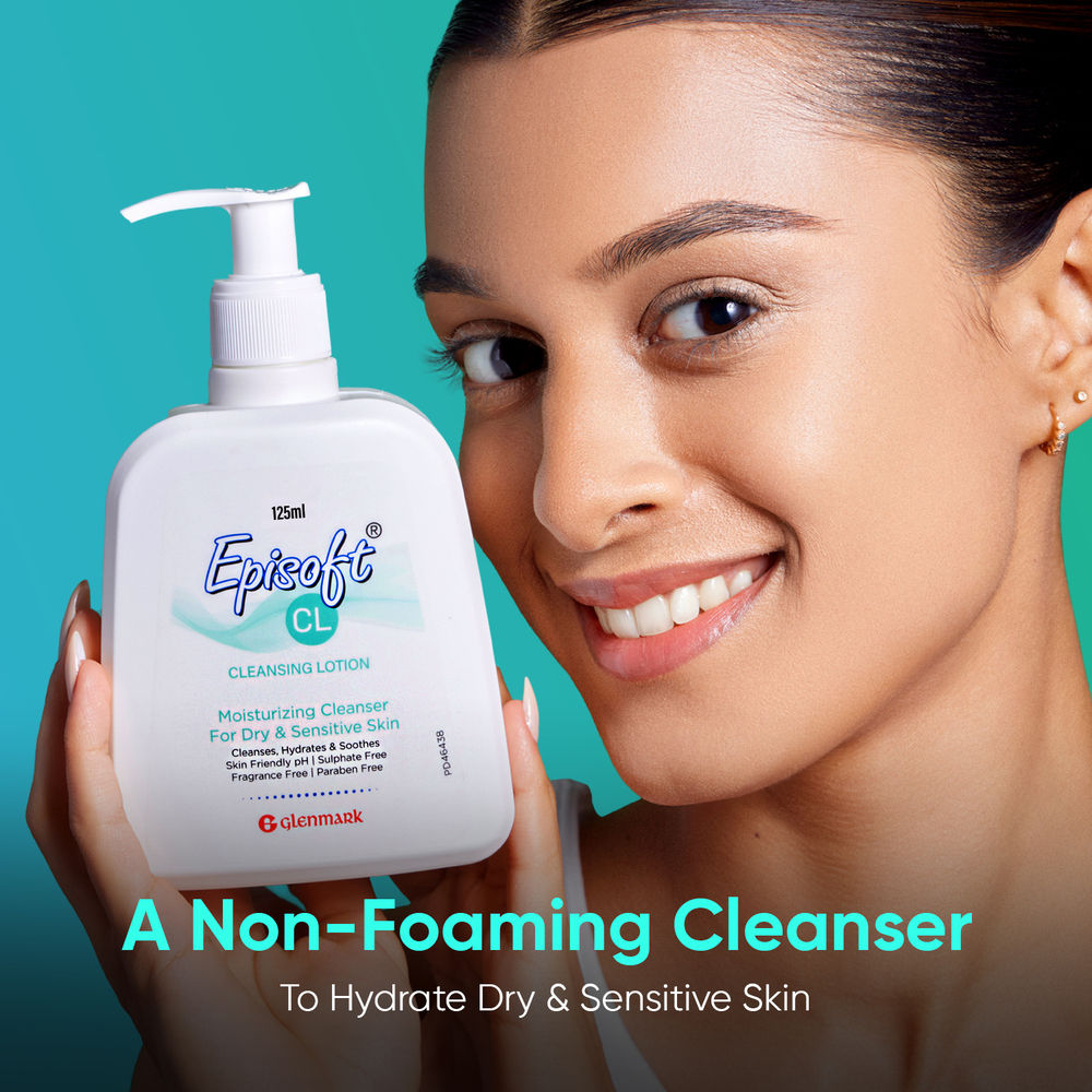 Glenmark Episoft Cleansing Lotion For Sensitive Skin Nil