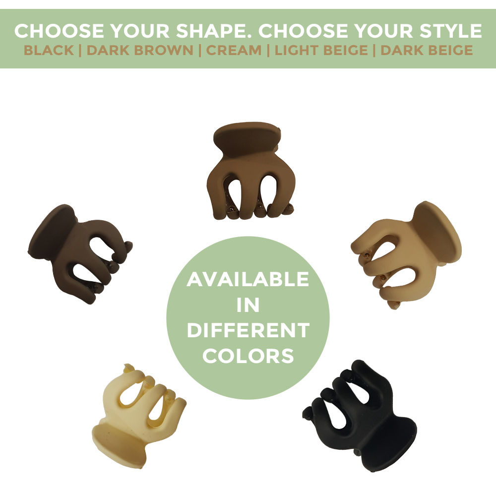 Prolume Cylinderical Shape Small Cluthers Hair Clips Accessories For Women/Girl