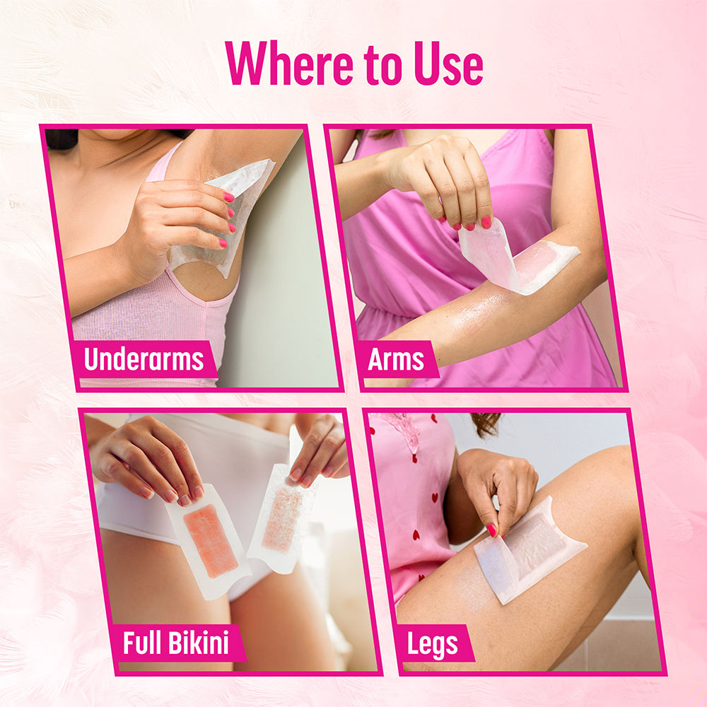 Veet Professional Waxing Strips Kit For Sensitive Skin | 8 Strips