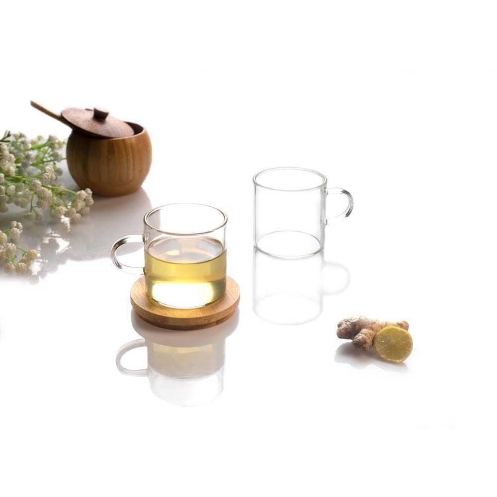Sanjeev Kapoor Tucson High Borosilicate Mug 130 ml - Set Of 6 pcs