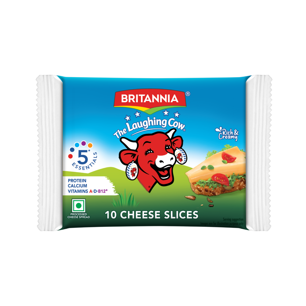 Britannia The Laughing Cow Cheese- Slices 180 g Combo