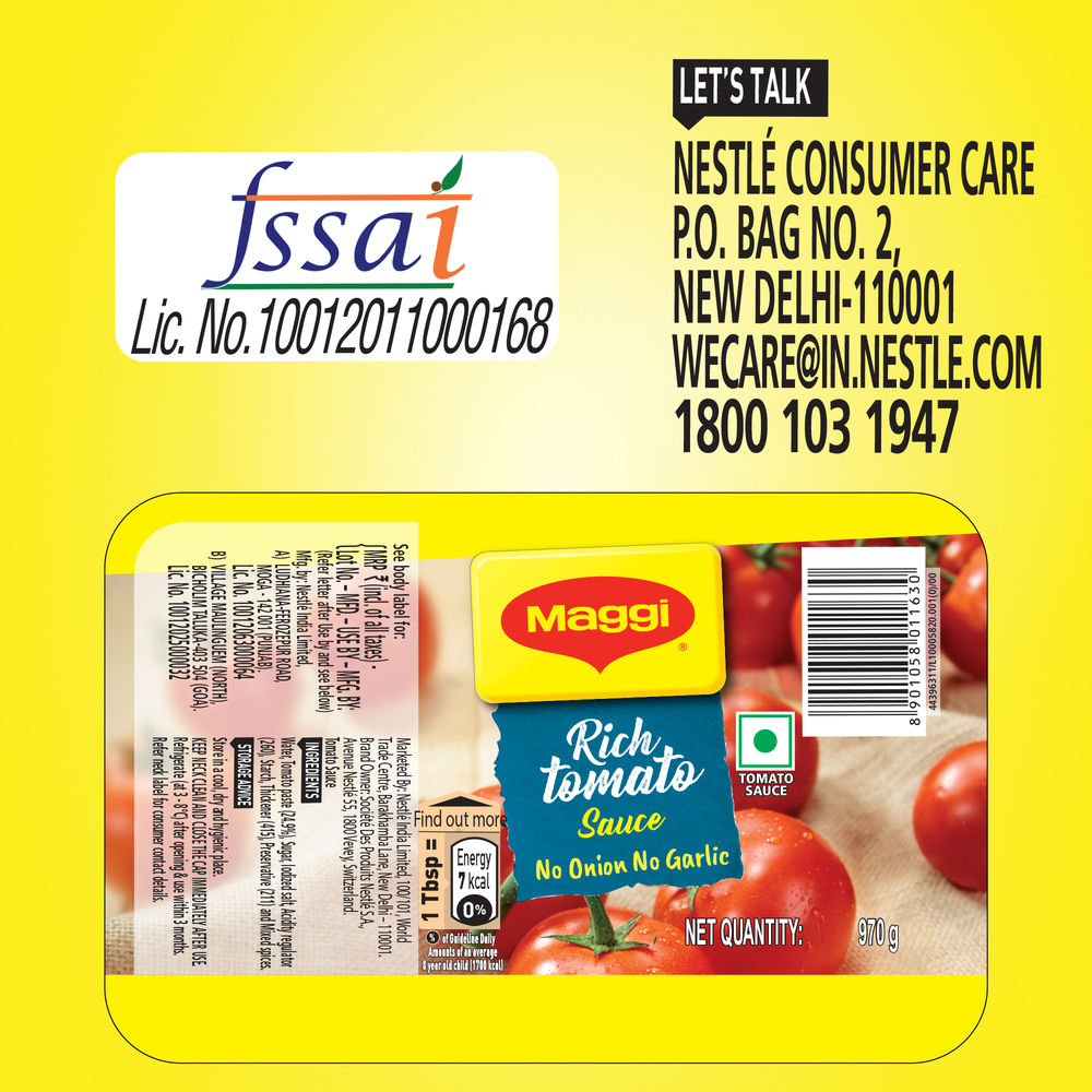 MAGGI Rich Tomato Sauce No Onion No Garlic