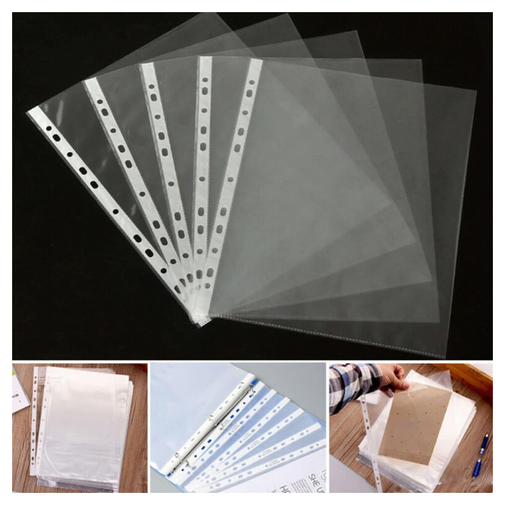 Transparent A4 Size Document Sleeves