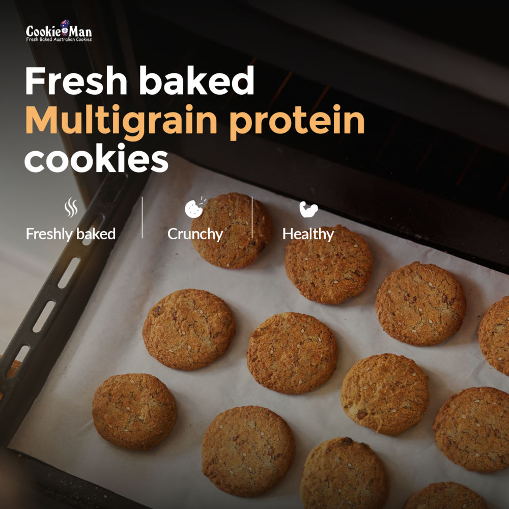 CookieMan Multigrain Sugar Free Biscuits | Maida-free and Trans Fat-free