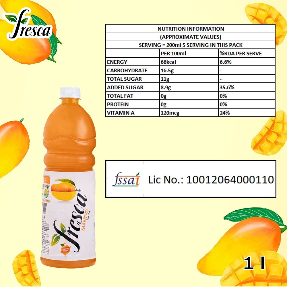 Fresca Mango Drink