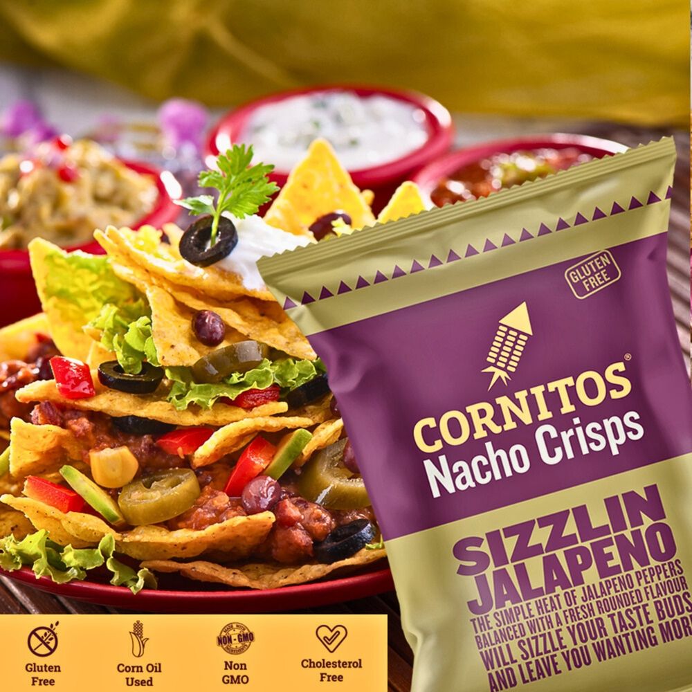 Cornitos Nacho Chips - Sizzlin Jalapeno 150 g Combo