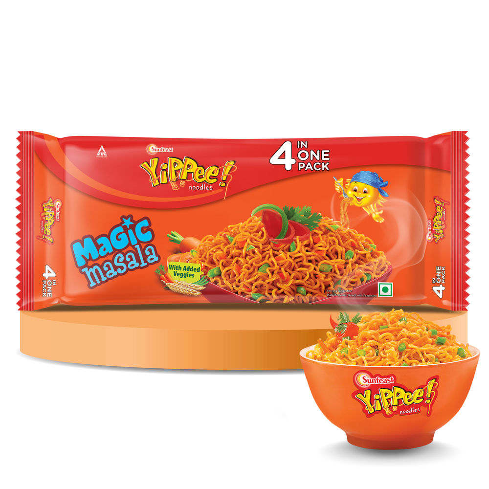 YiPPee! Magic Masala Noodles with Added Veggies - The Better Noodles