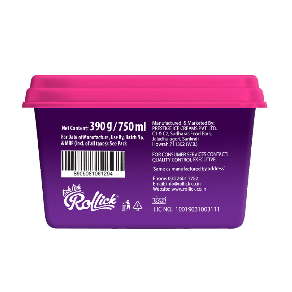 Rollick Belgian Chocochip Tub