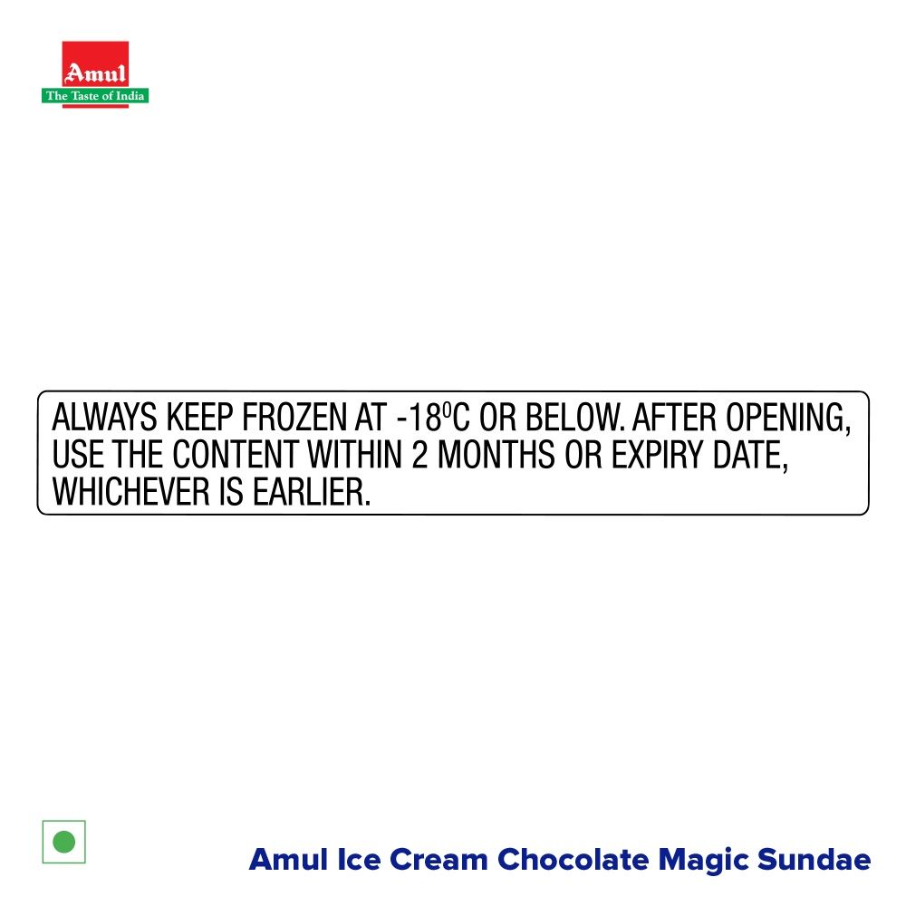 Amul Sundae Chocolate Magic Ice Cream Tub