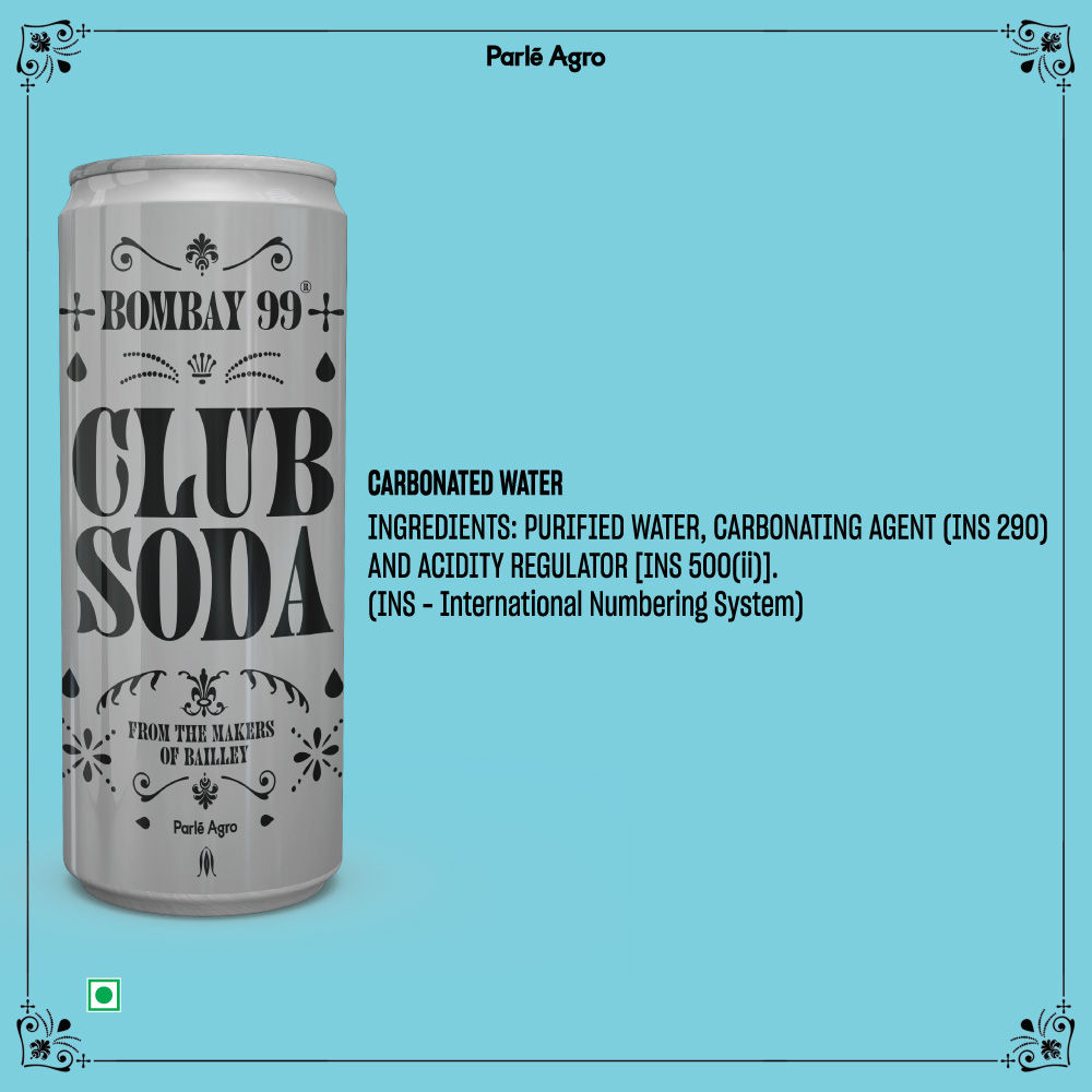 Bombay 99 Club Soda Can 250 ml Combo