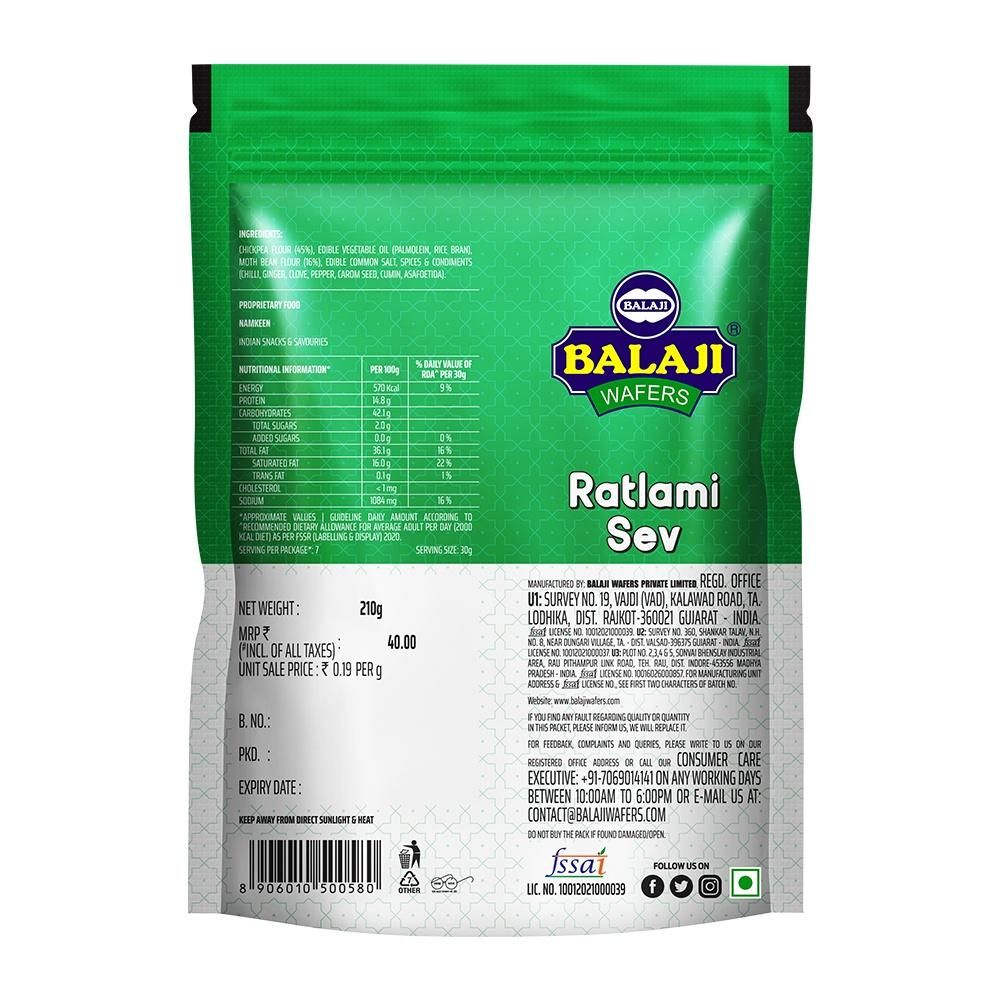Balaji Ratlami Sev