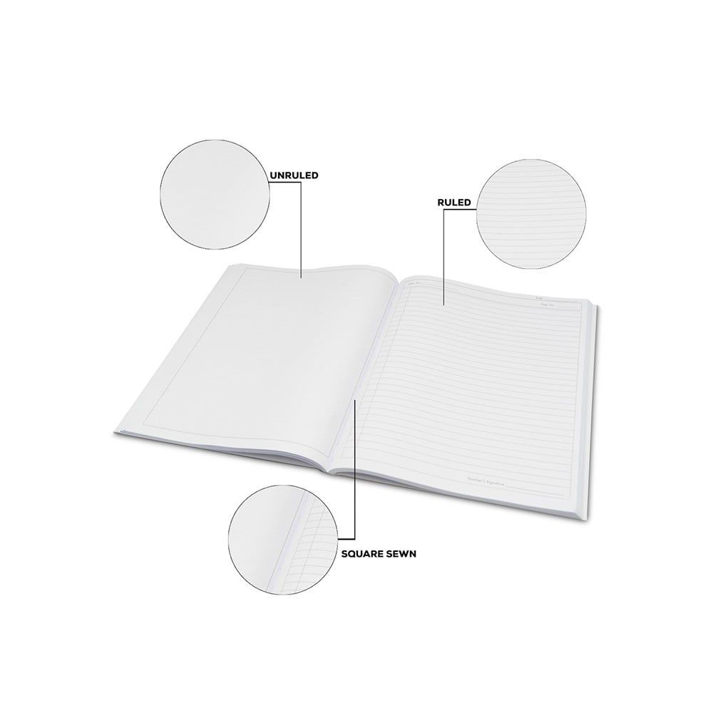 Classmate Single Side Ruled Practical Notebook (Assorted Design)