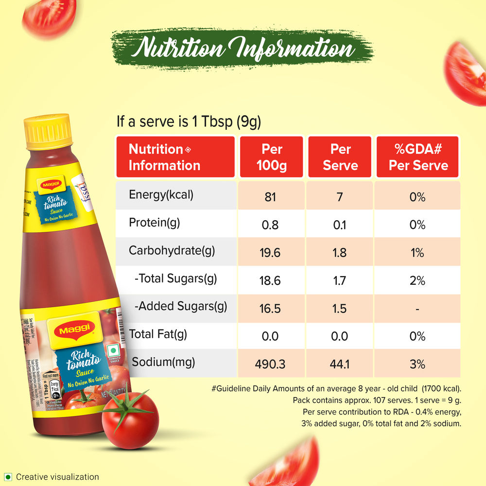 MAGGI Rich Tomato Sauce No Onion No Garlic
