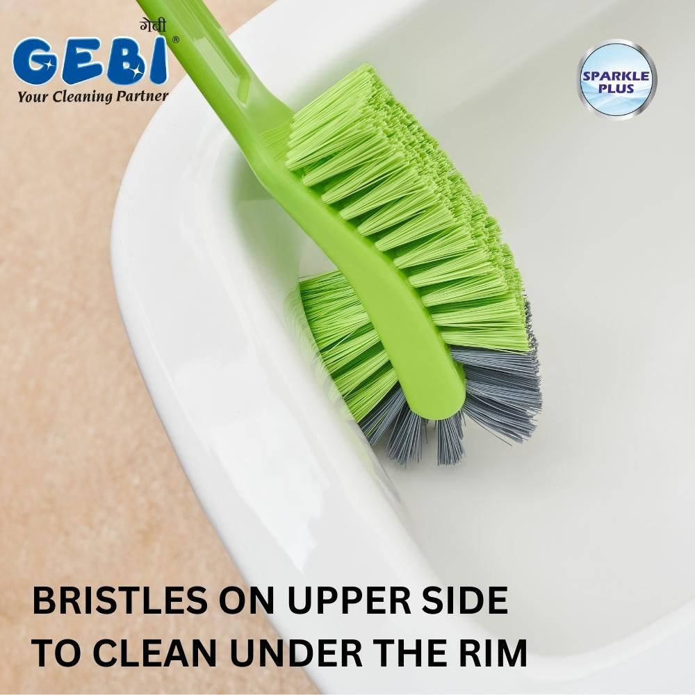 Gebi Sparkle Plus Antibacterial Mega Dual Action Toilet Brush