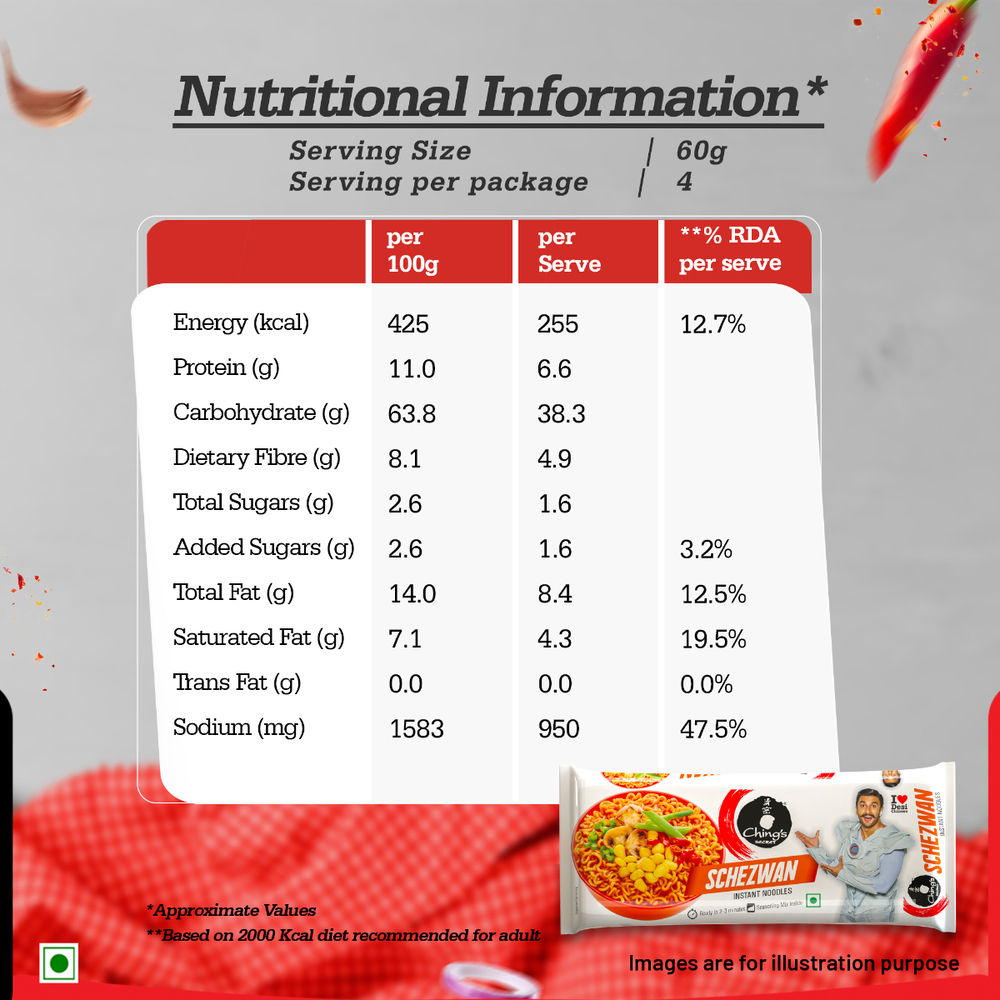 Ching's Schezwan Masala Instant Noodles