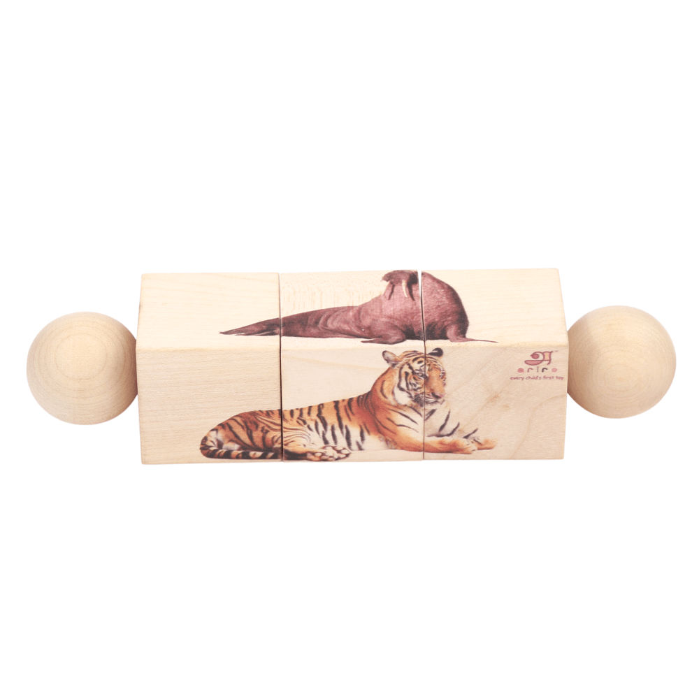 Ariro Toys Rotating Puzzle -Mammals