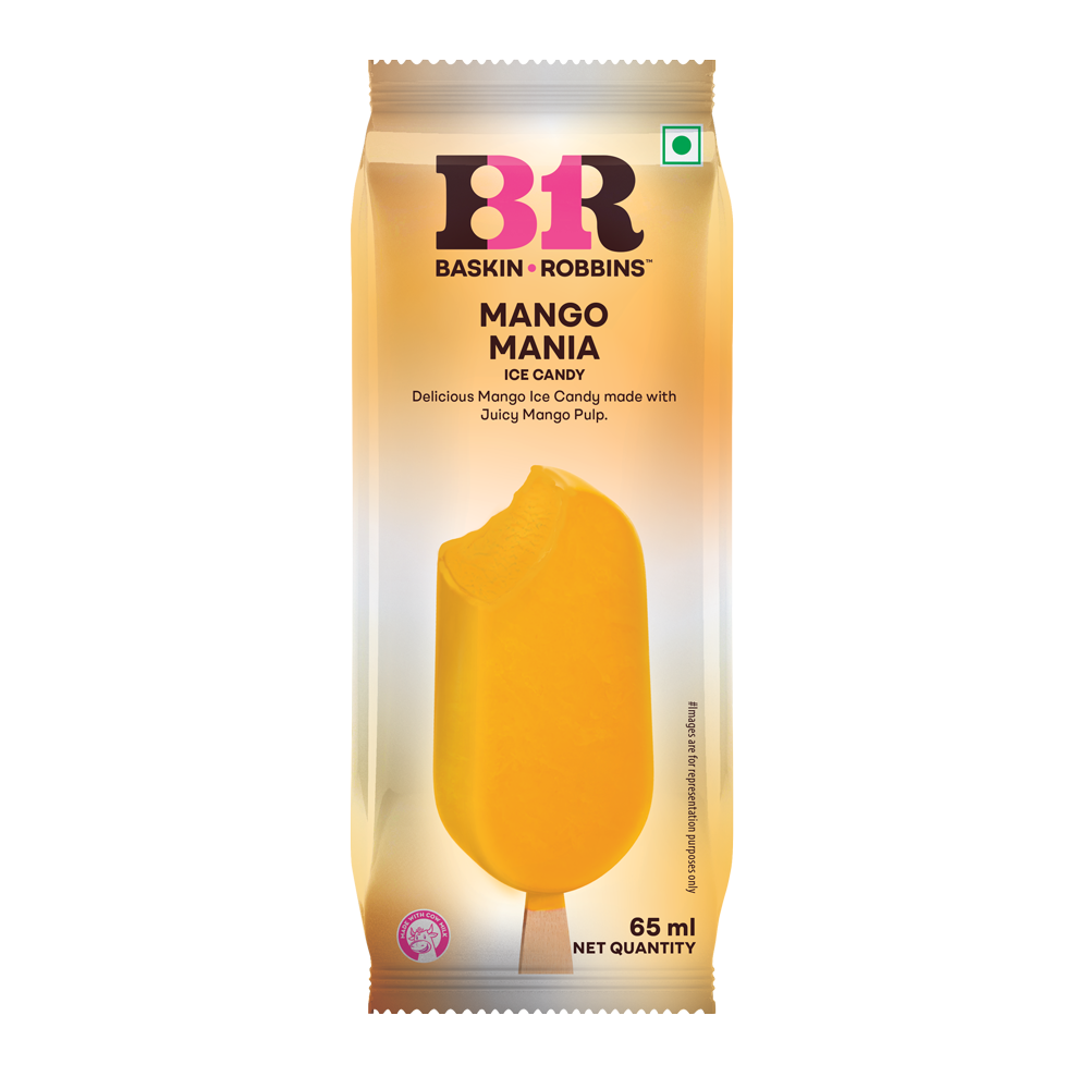 Baskin Robbins Mango Mania Candy Stick Ice Cream 65 ml Combo