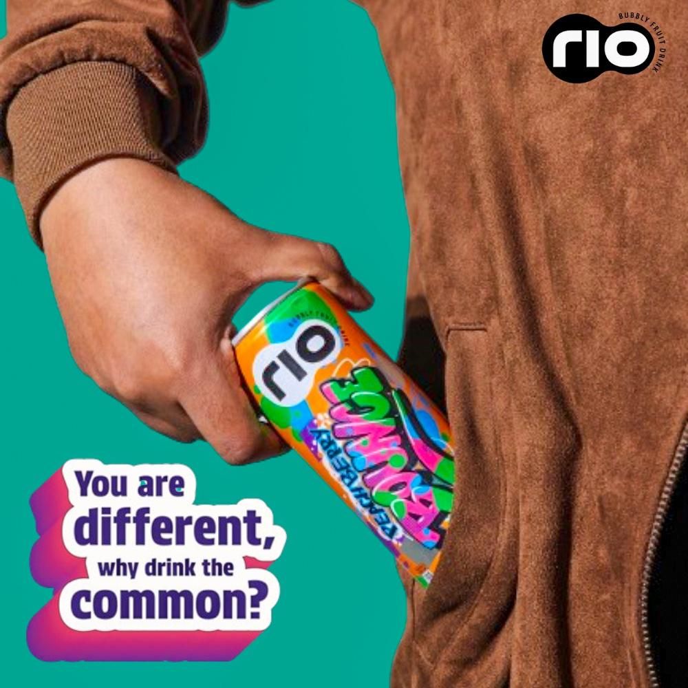 RIO Blueberry and Peach Fruit Juice