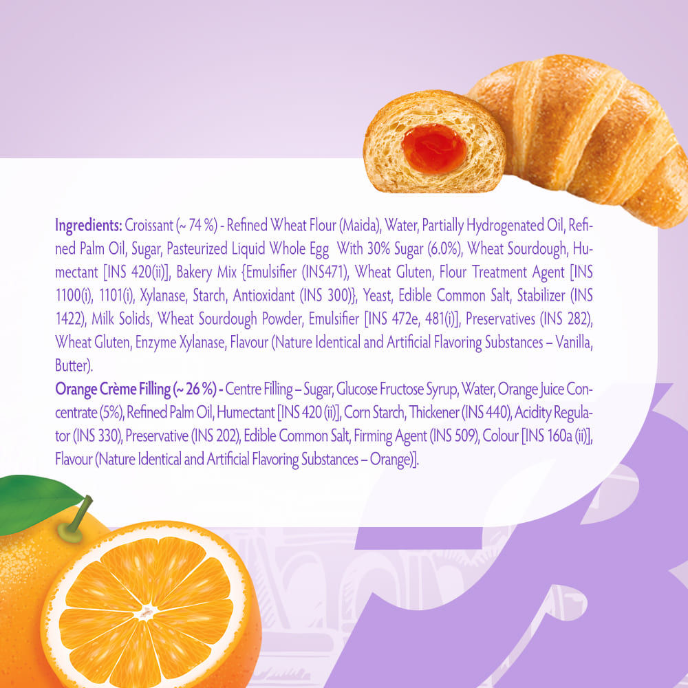 Bauli Moonfils Orange Puff Roll Combo