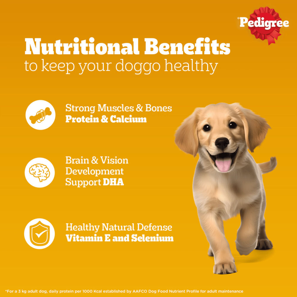 Pedigree Puppy Lamb Flavour Chunks In Gravy Wet Dog Food