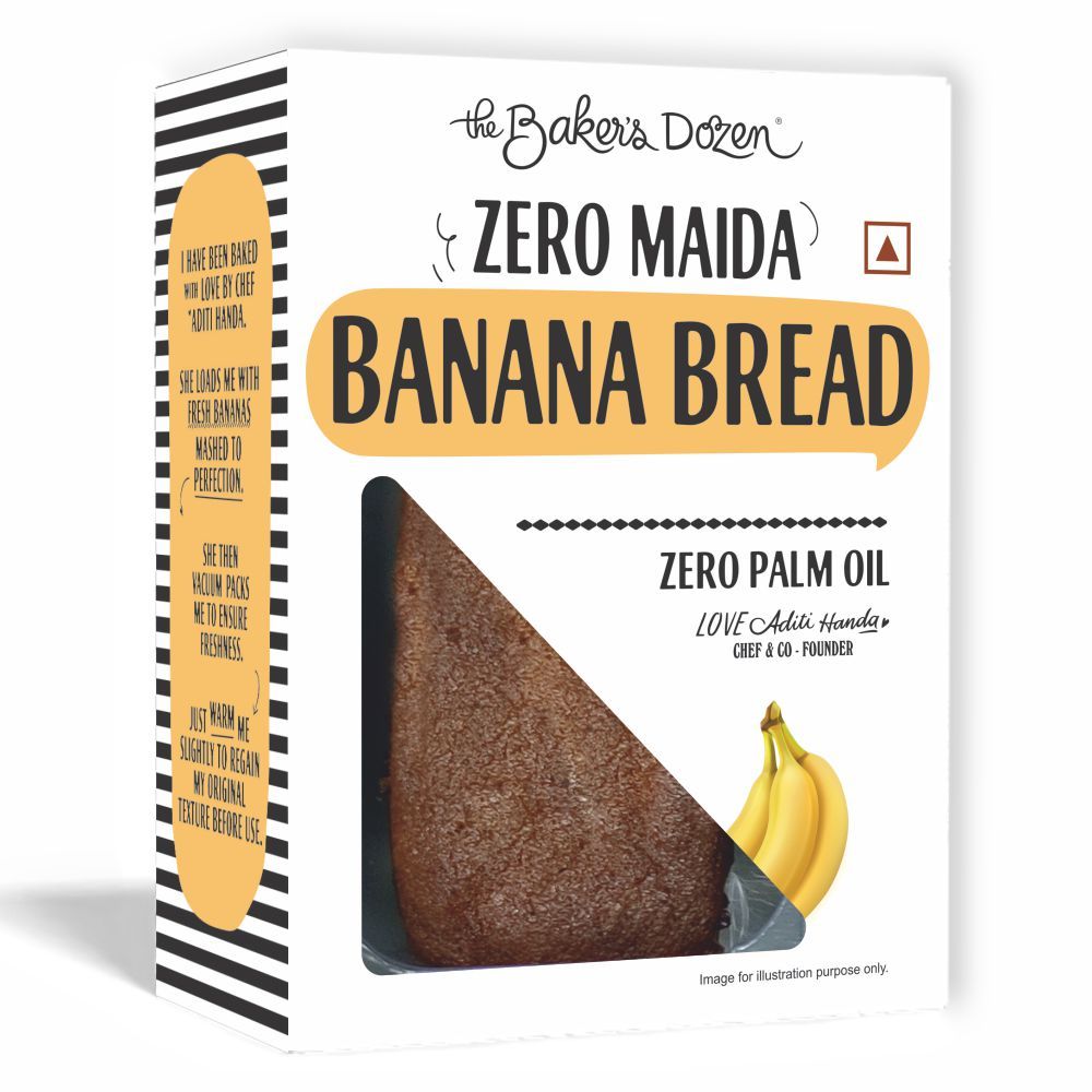 The Baker's Dozen Banana Bread 100% Wholewheat