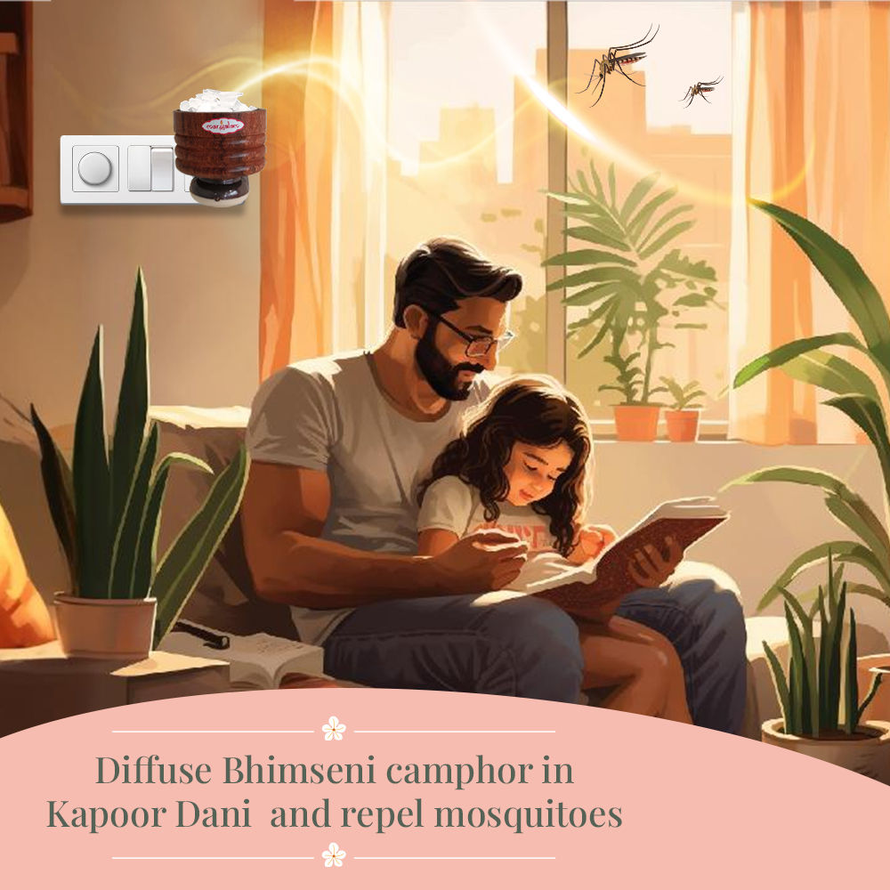 Mangalam Bhimseni Camphor Aroma Diffuser Kapoor Dani
