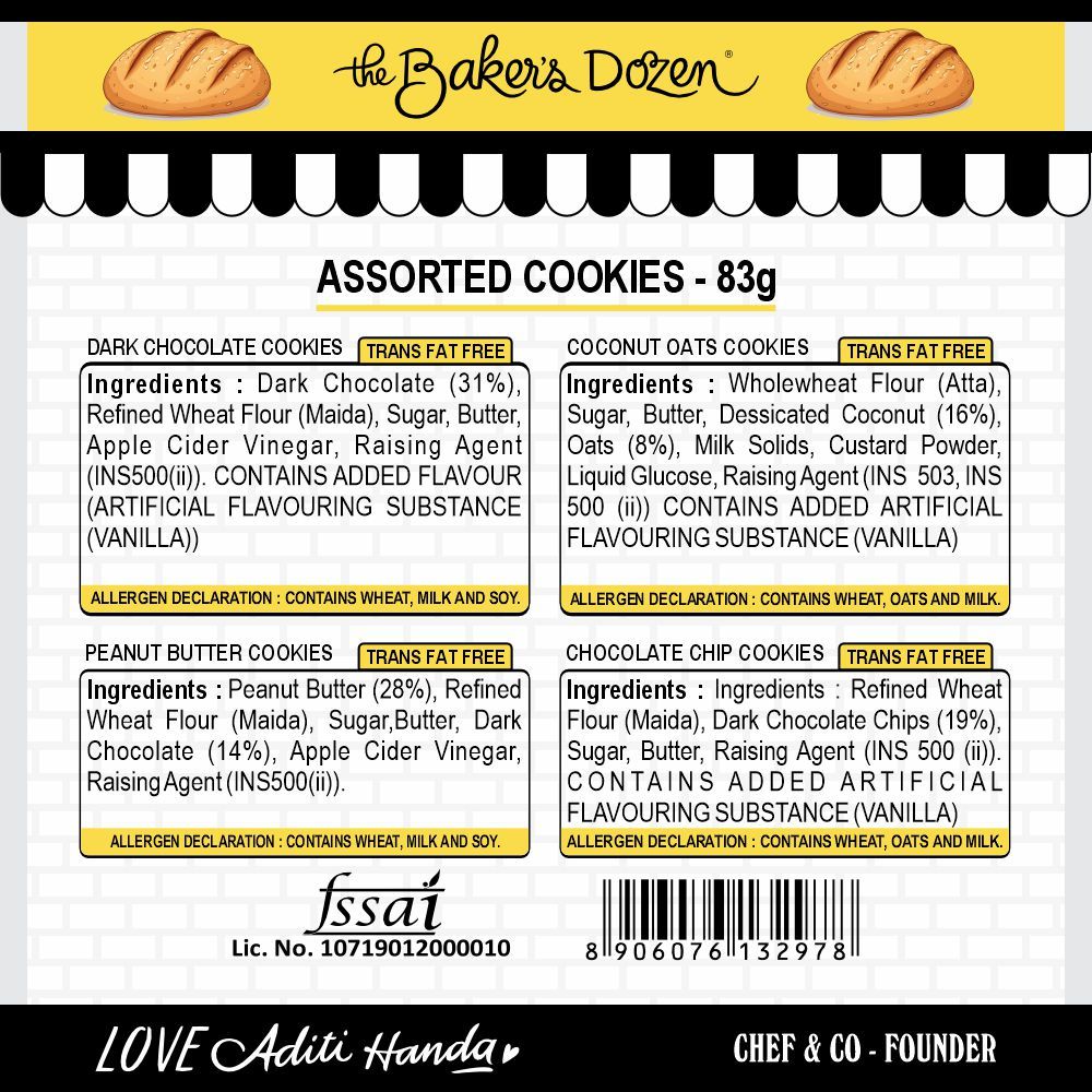 The Baker's Dozen Assorted Cookies