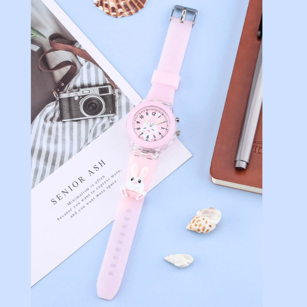 Kids Analog Watch With LED