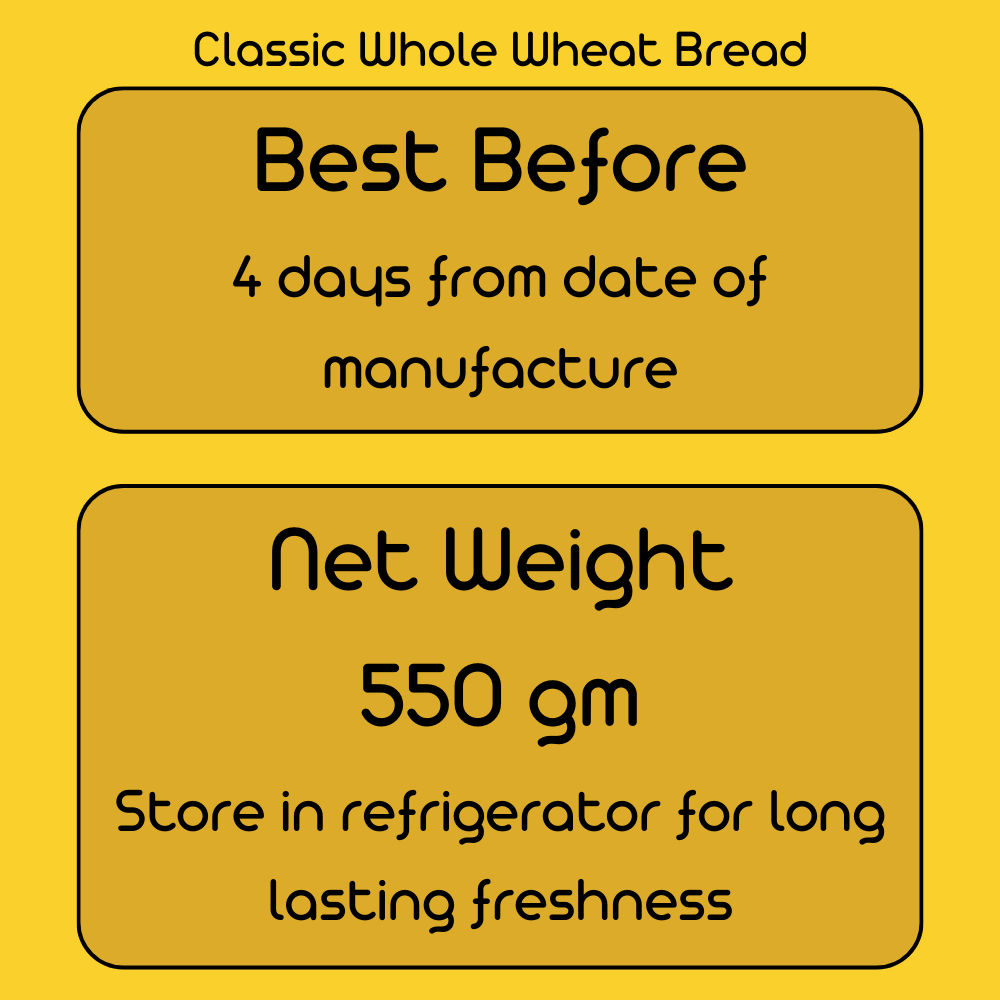 Paushtaa Classic Whole Wheat Bread