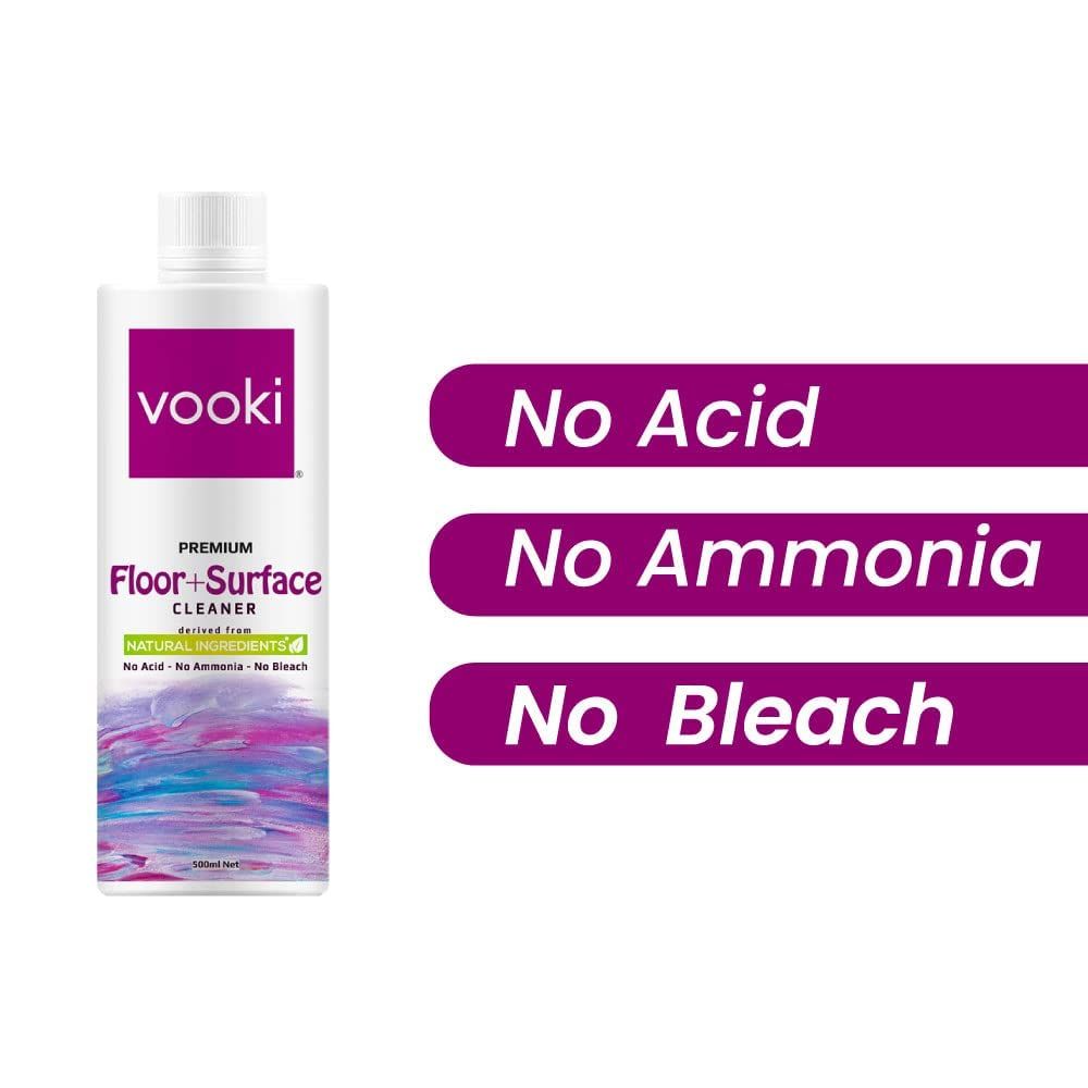 Vooki Floor Cleaner Liquid 500 ml X 2 Combo