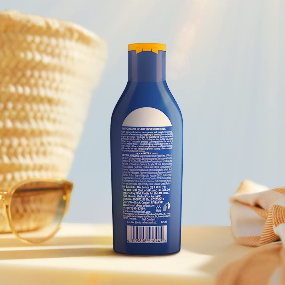 NIVEA SUN Protect and Moisture SPF 30 Advanced Sunscreen | PA+++ UVA - UVB Protection System