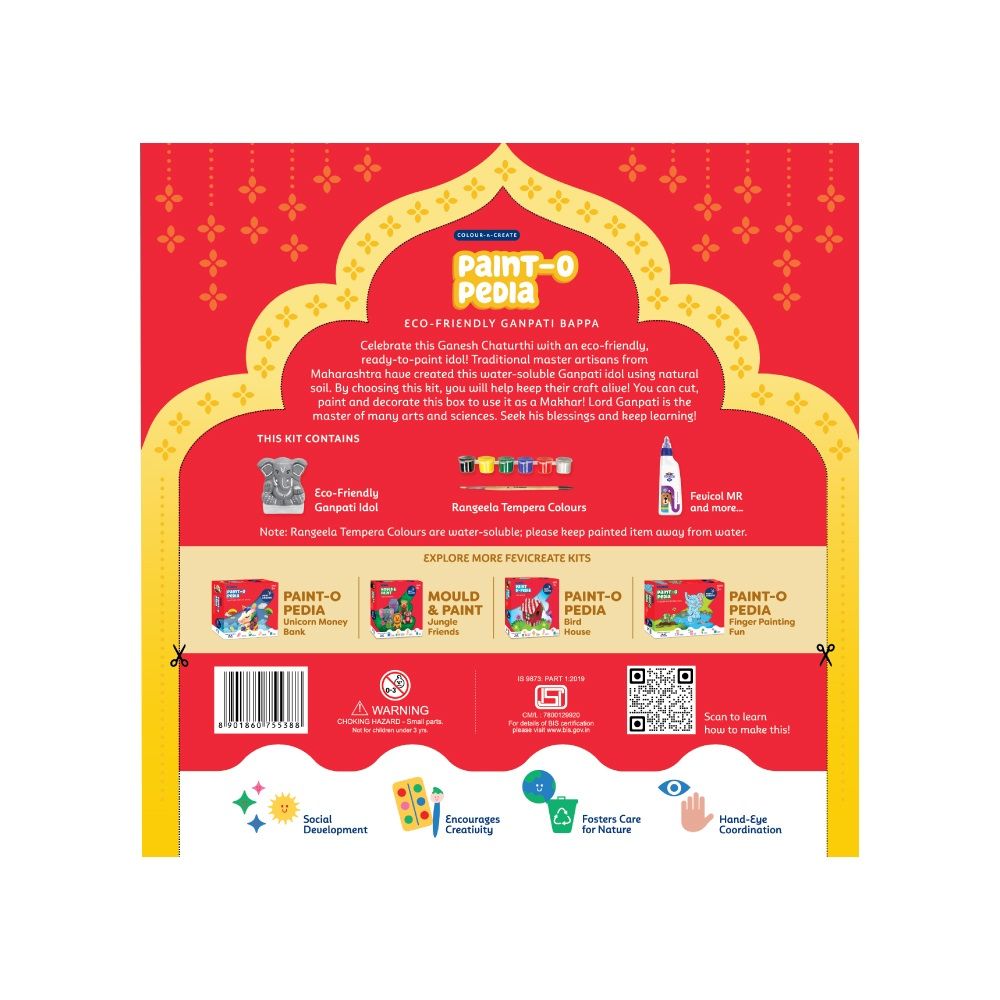 Pidilite Eco Friendly Ganesha Idol DIY Kit