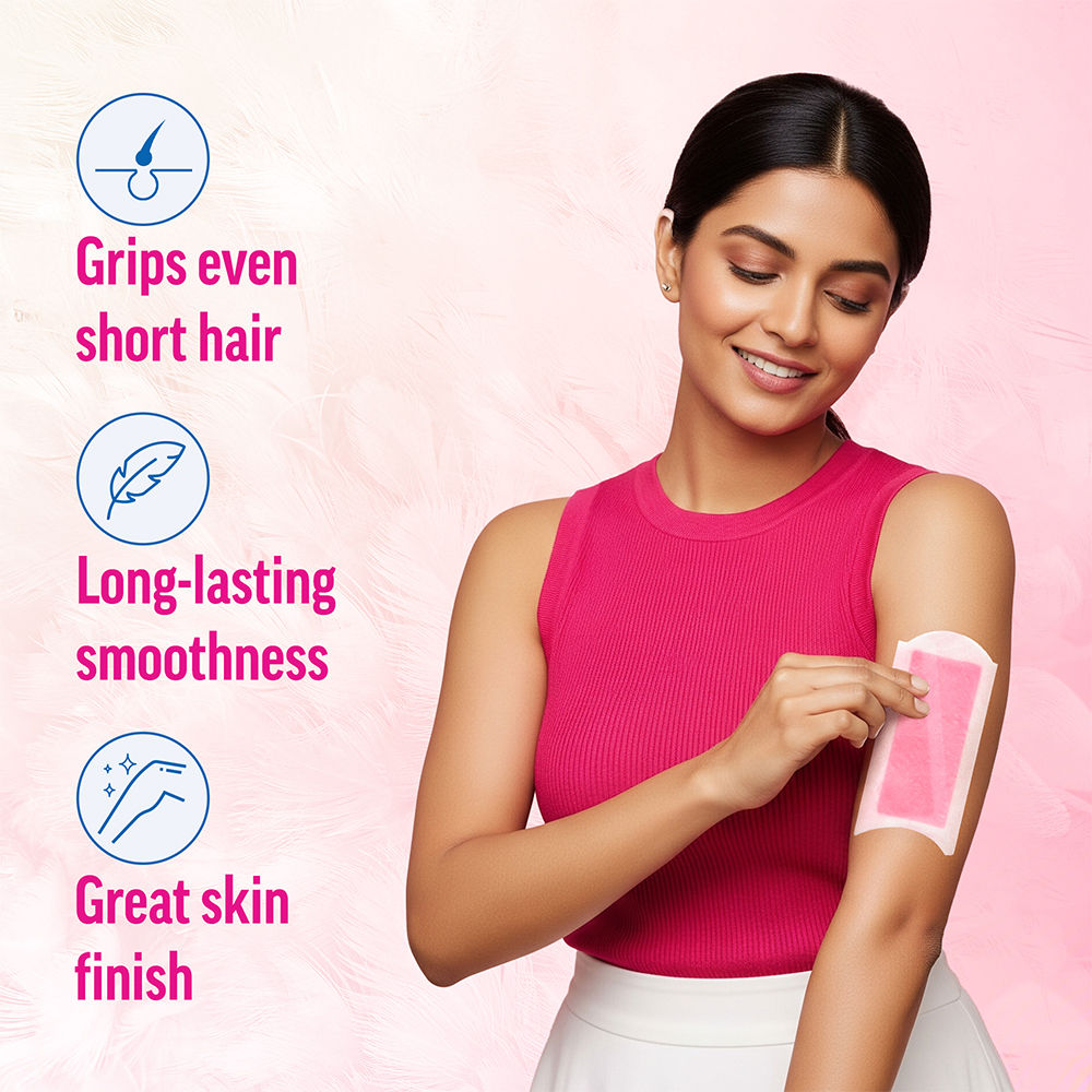 Veet Professional Waxing Strips Kit For Normal Skin | 8 Strips