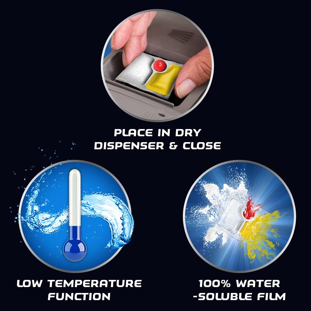 Finish Quantum Lemon Dishwasher Tablets