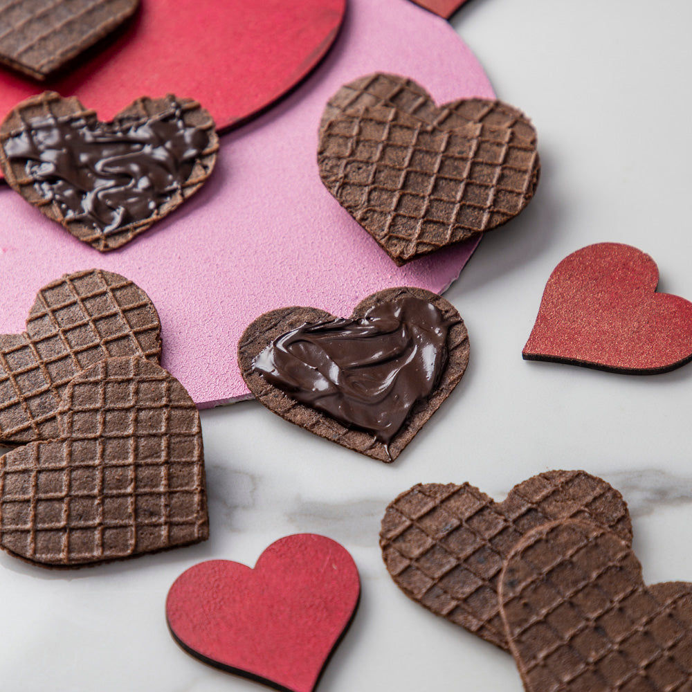 Nova Nova Valentine's Day Special Assorted Heart Shaped Waffle Cookies