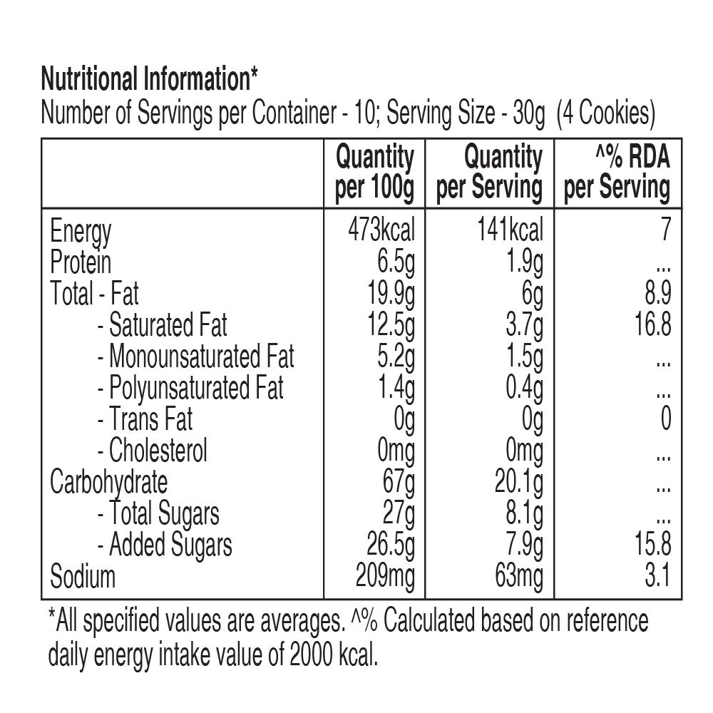 Unibic Choco Nut, My Favourite Biscuits | Cholesterol-free and Trans Fat-free