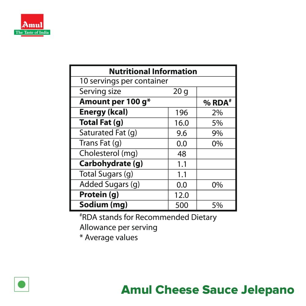 Amul Cheese Jalapeno