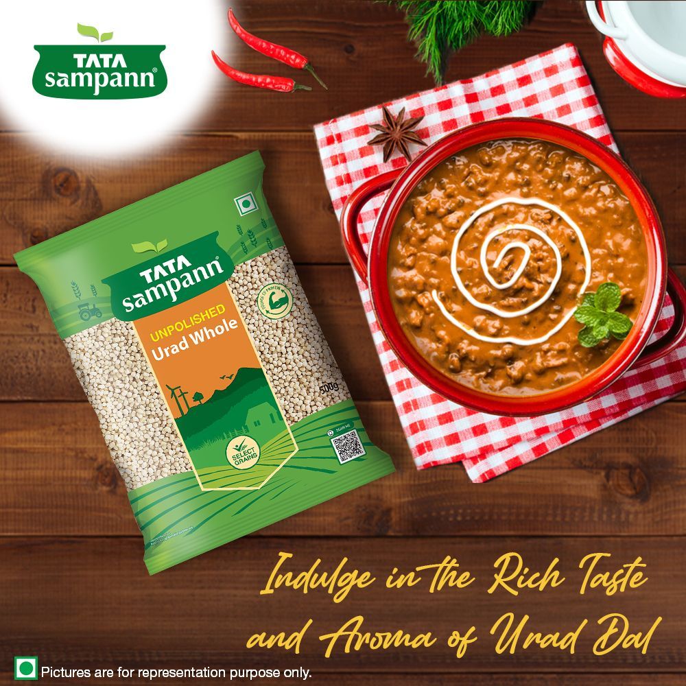 Tata Sampann Unpolished Urad Whole 500 g Combo