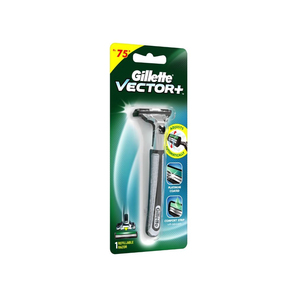Gillette Vector Plus - Manual Shaving Razo